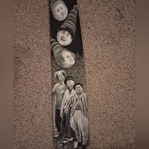 Ralph Marlin The 3 Stooges Golfing Stooges Neck Tie, Vintage Golf  , Made In Usa